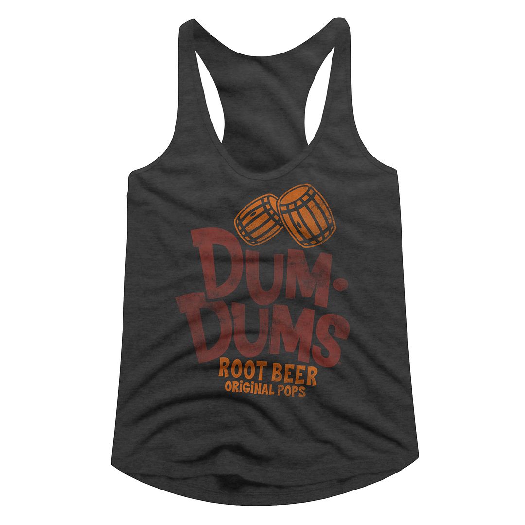 Dum Dums Ladies Racerback - Root Beer