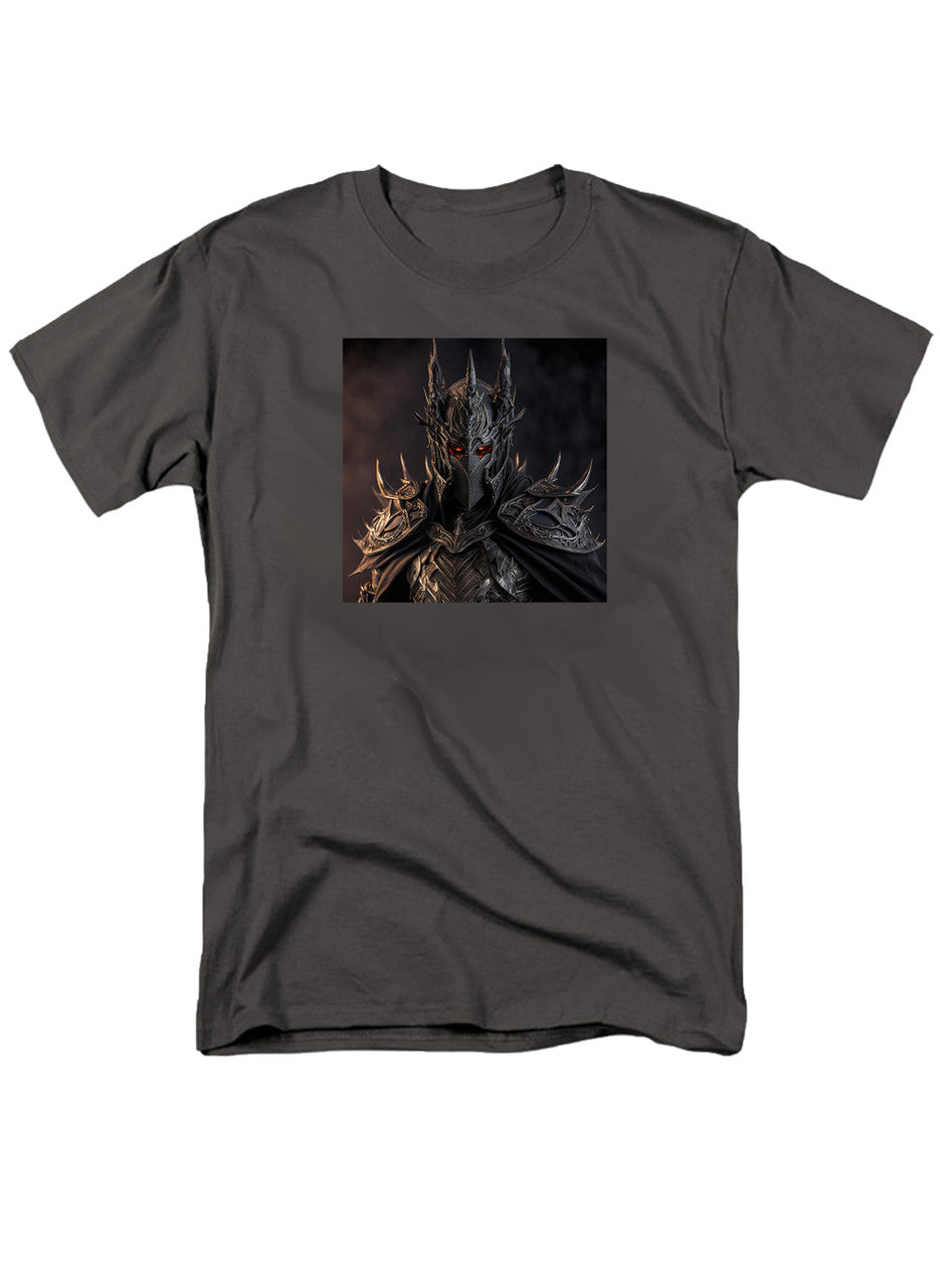 Charcoal Dark Lord Fantasy T-Shirt