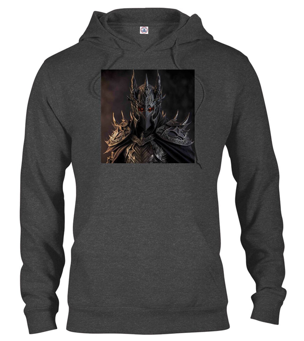 Charcoal Dark Lord Fantasy Hoodie