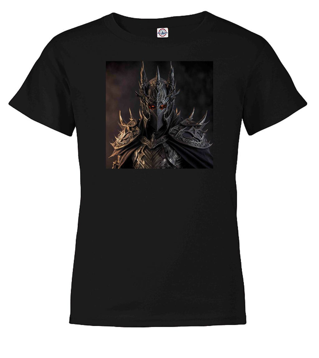 Black Dark Lord Fantasy Youth/Toddler T-Shirt
