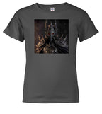 Charcoal Dark Lord Fantasy Youth/Toddler T-Shirt