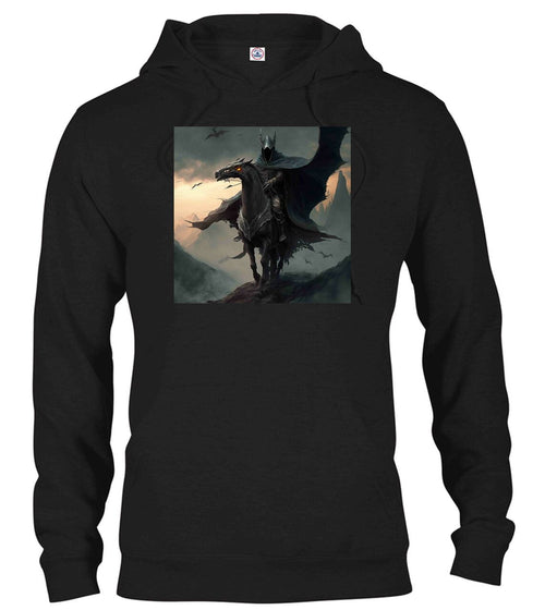 Black Dark Rider Fantasy Hoodie