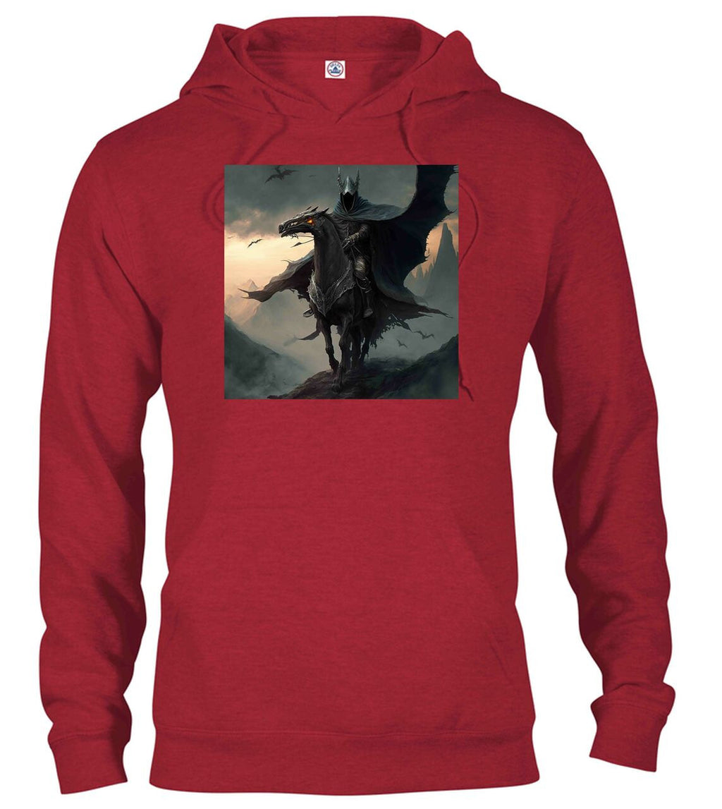 Red Dark Rider Fantasy Hoodie