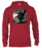 Red Dark Rider Fantasy Hoodie