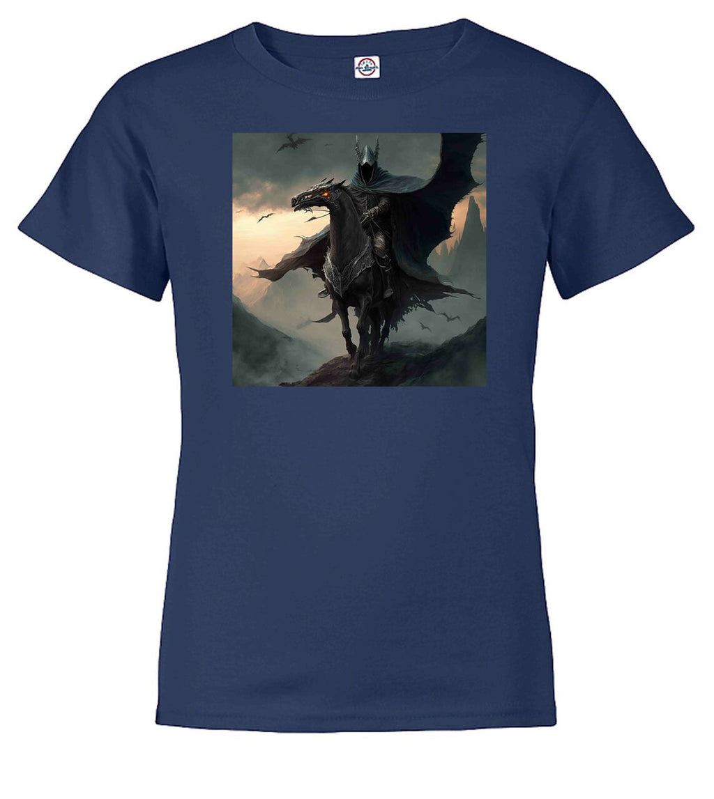 Navy Dark Rider Fantasy Youth/Toddler T-Shirt