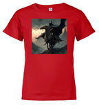 Red Dark Rider Fantasy Youth/Toddler T-Shirt