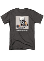 Charcoal Death Before Decaf T-Shirt