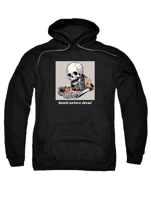 Black Death Before Decaf Hoodie