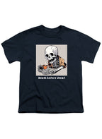 Navy Death Before Decaf Youth/Toddler T-Shirt