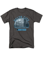 Charcoal Delta City Your Future is Here Today T-Shirt