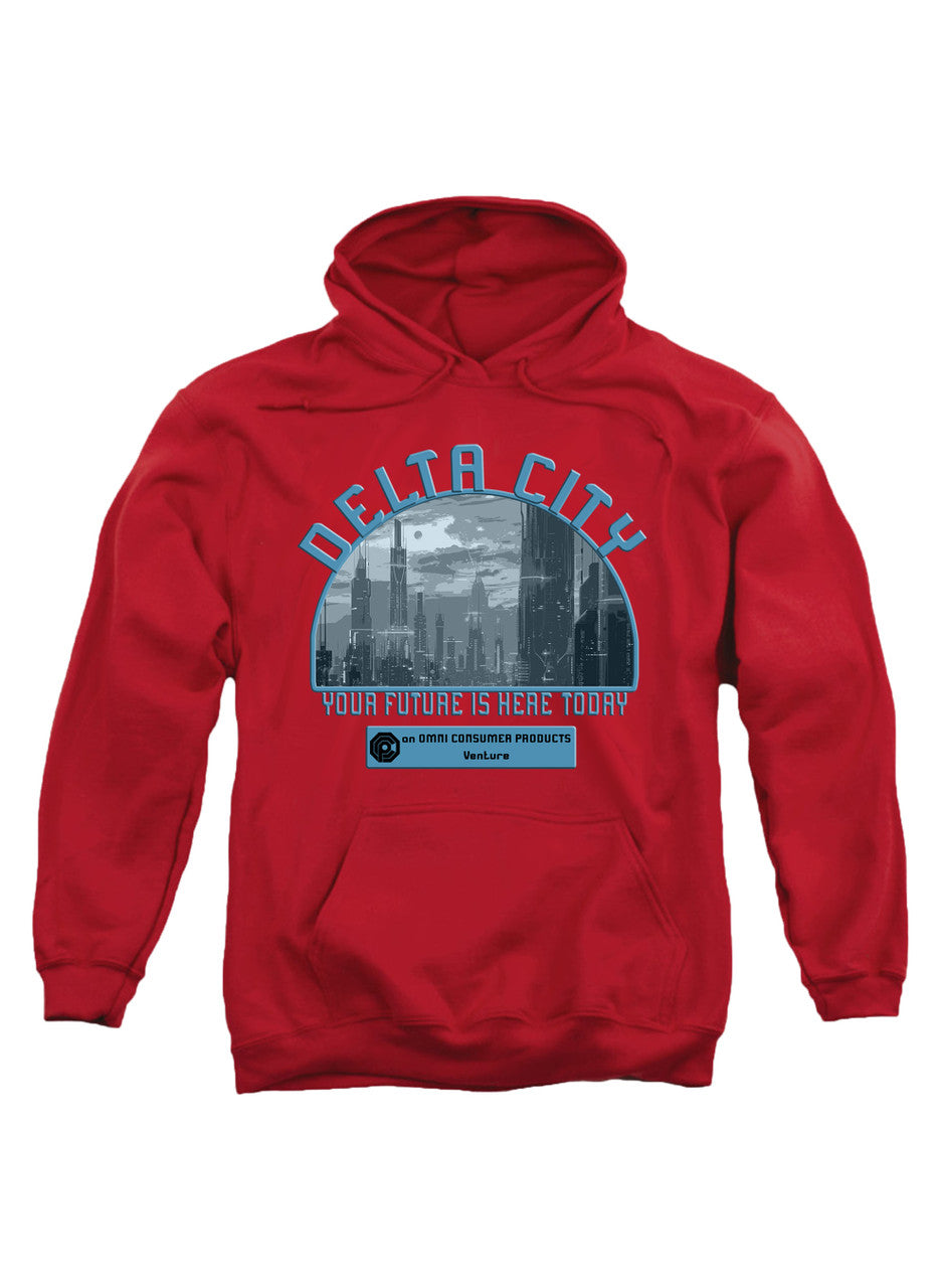Red Delta City Your Future is Here Today Hoodie