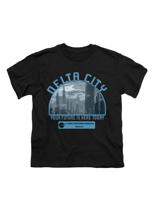 Black Delta City Your Future is Here Today Youth/Toddler T-Shirt