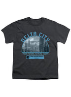 Charcoal Delta City Your Future is Here Today Youth/Toddler T-Shirt