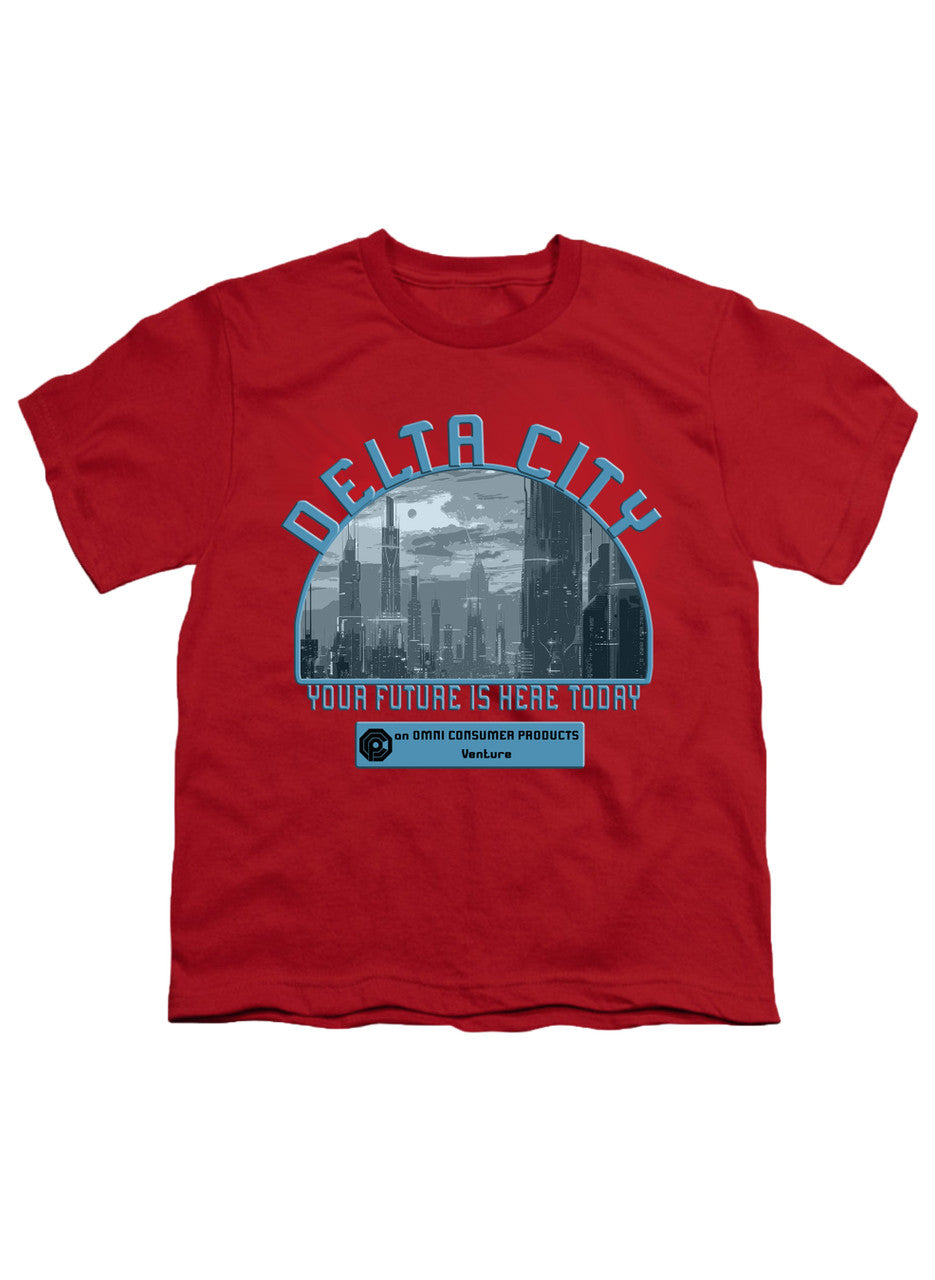 Red Delta City Your Future is Here Today Youth/Toddler T-Shirt