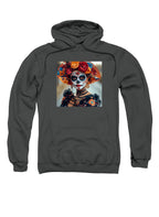 Charcoal Dia De Los Muertos Hoodie