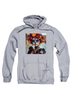 Gray Dia De Los Muertos Hoodie
