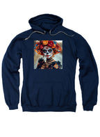 Navy Dia De Los Muertos Hoodie