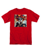 Red Dia De Los Muertos T-Shirt