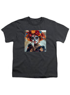 Charcoal Dia De Los Muertos Youth/Toddler T-Shirt
