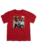 Red Dia De Los Muertos Youth/Toddler T-Shirt