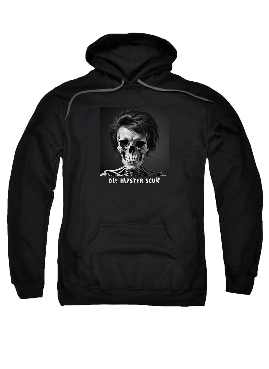 Black Die Hipster Scum Hoodie