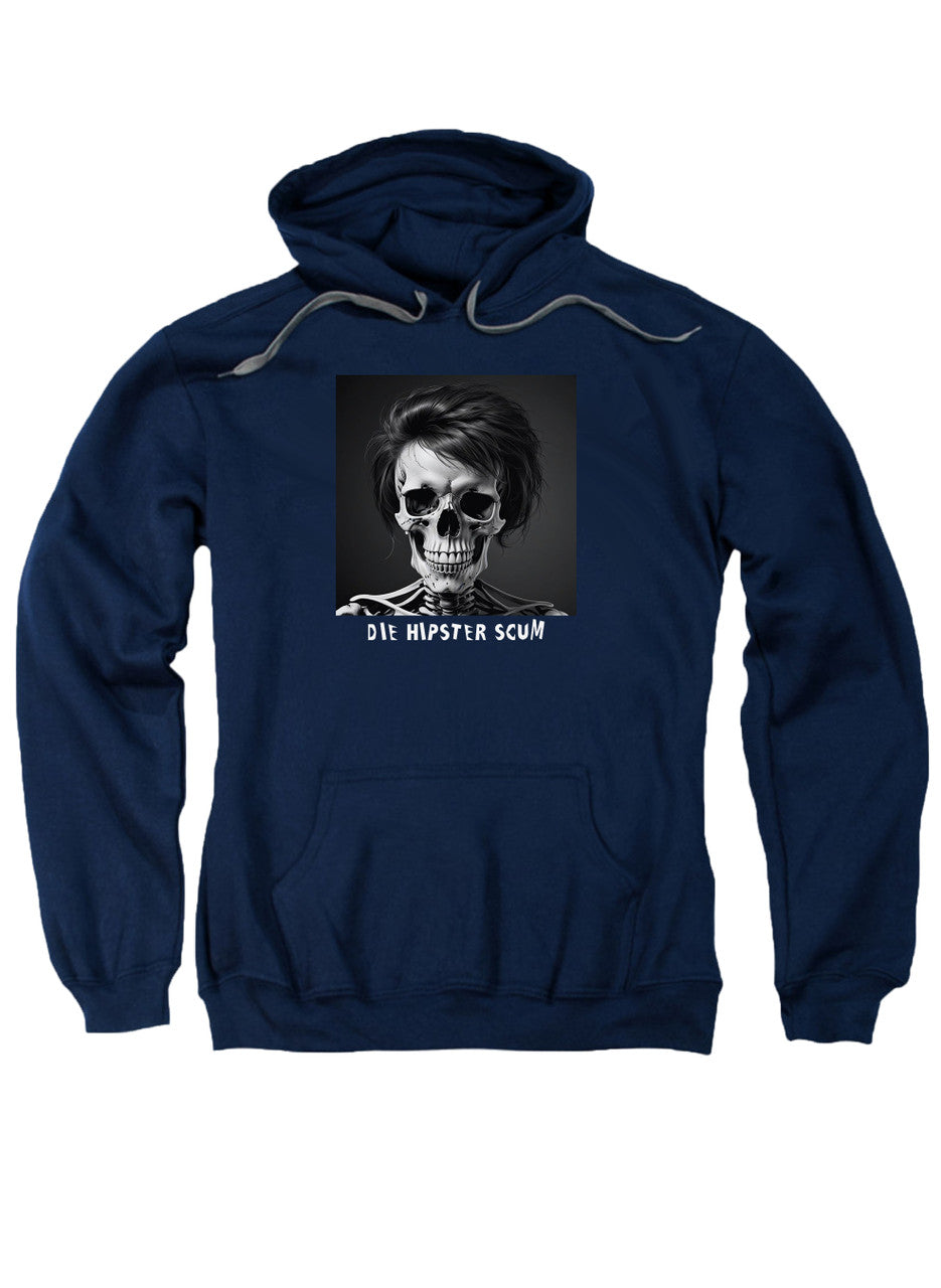 Navy Die Hipster Scum Hoodie