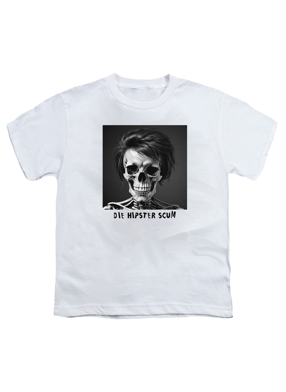 White Die Hipster Scum Youth/Toddler T-Shirt