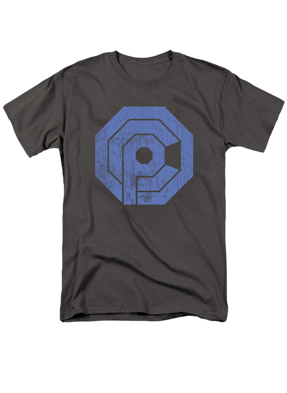 Charcoal Distressed Logo T-Shirt