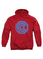 Red Distressed Logo Hoodie