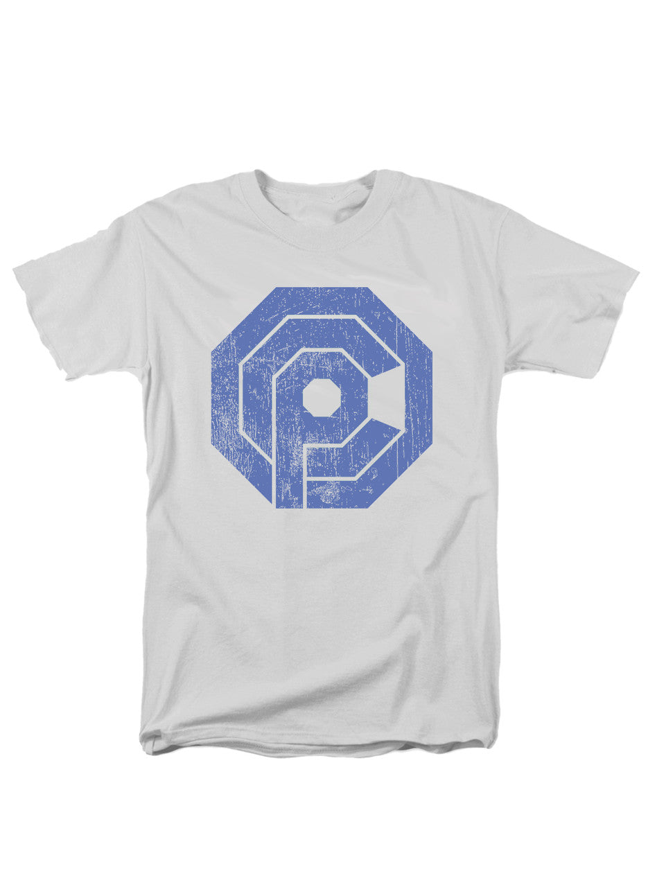 White Distressed Logo T-Shirt