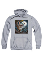 Gray Dragon-Cat Hybrid Hoodie
