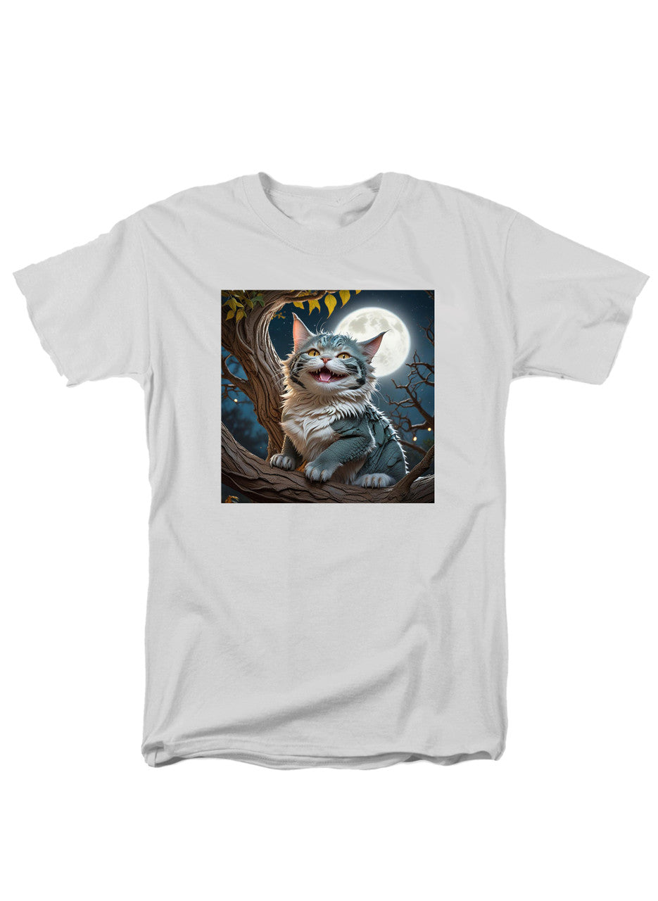 White Dragon-Cat Hybrid T-Shirt
