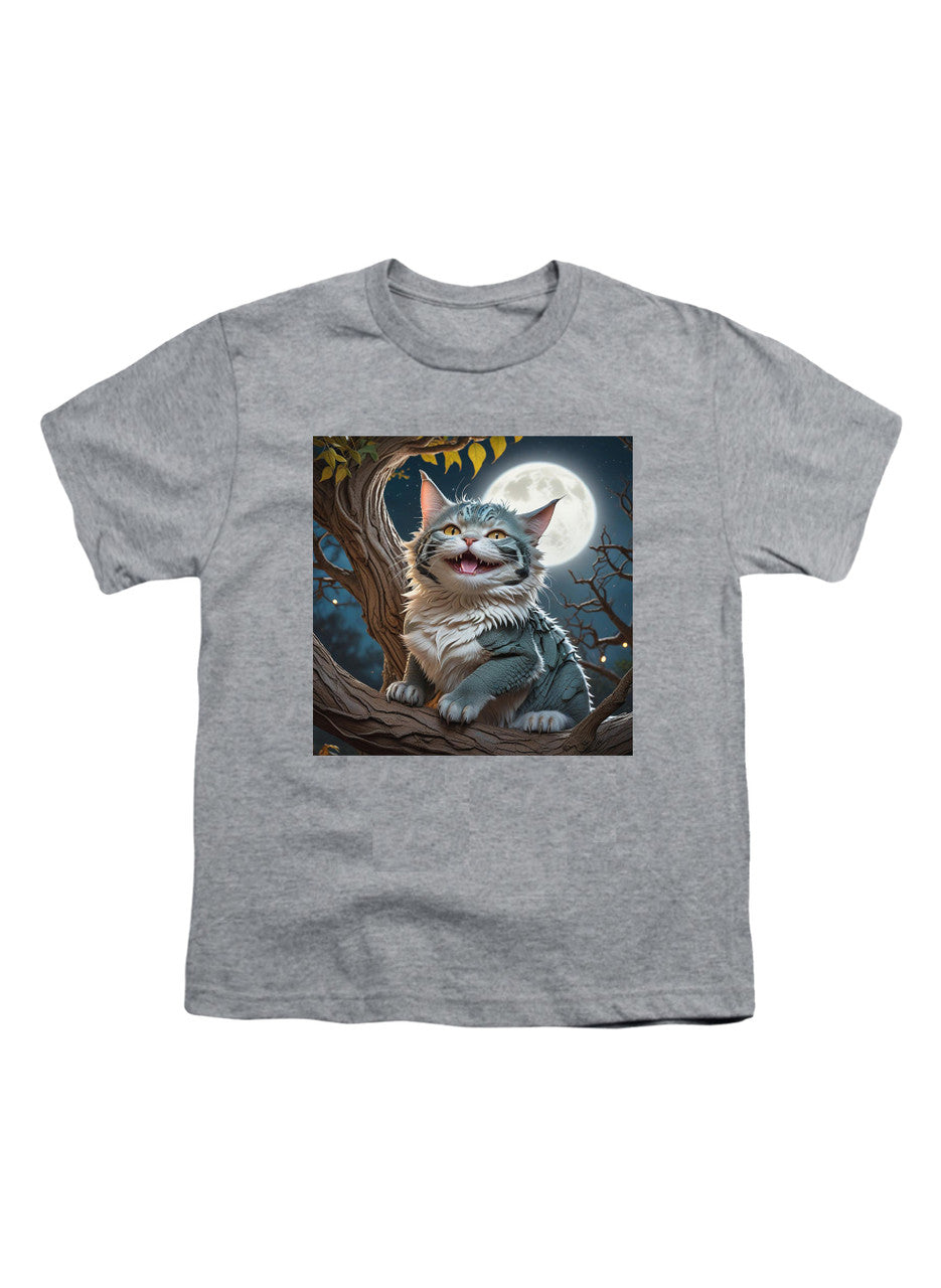 Gray Dragon-Cat Hybrid Youth/Toddler T-Shirt