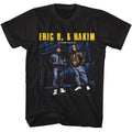 Black Eric B. & Rakim t-shirt featuring Eric B and Rakim Group Colorized design