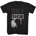 Black Eric B. & Rakim t-shirt featuring Eric B and Rakim Blackout design