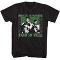 Black Eric B. & Rakim t-shirt featuring Eric B and Rakim Paid In Full 1987 album design