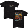 Black Enviro Sports t-shirt featuring Enviro Sports Death Valley front and back design