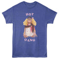 Royal heather ET the Extraterrestrial t-shirt featuring ET Hot Dang design
