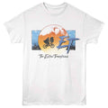 White ET the Extraterrestrial t-shirt featuring ET Moon Forest And Bike design