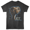 Smoke gray ET the Extraterrestrial t-shirt featuring ET Portrait design