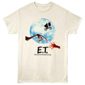 Natural ET the Extraterrestrial t-shirt featuring ET 1982 movie poster design