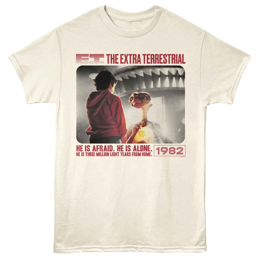 Natural ET the Extraterrestrial t-shirt featuring ET And Elliott design
