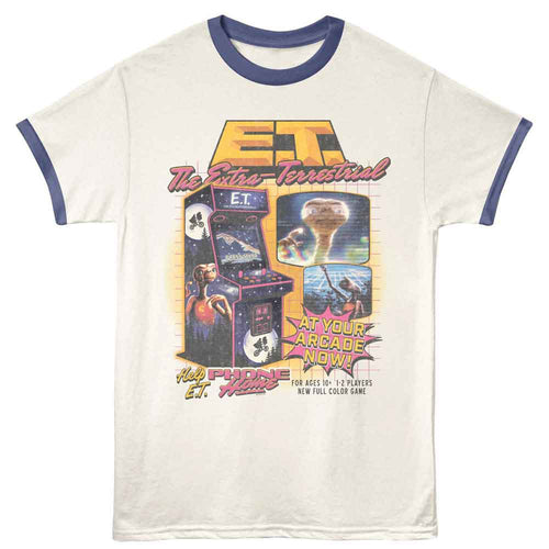 ET the Extraterrestrial Ringer T-Shirt - Arcade