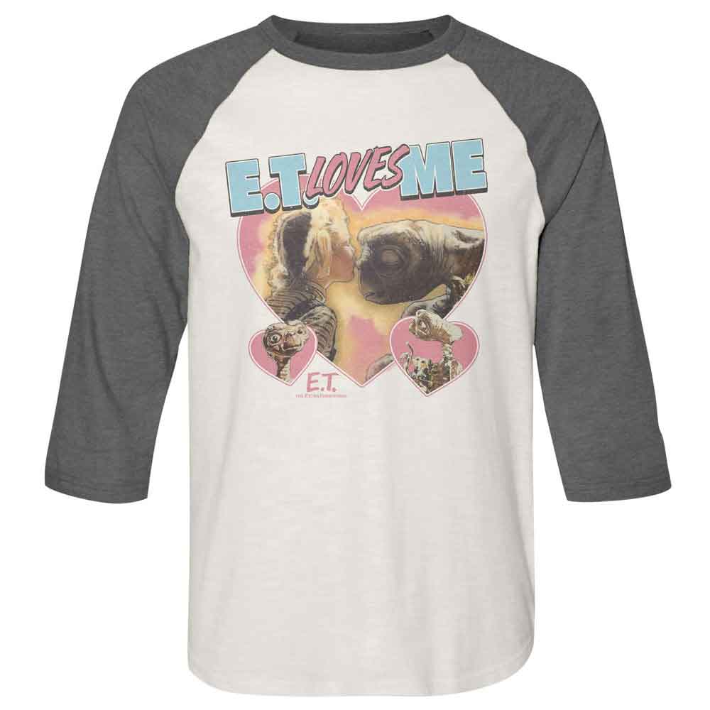 ET the Extraterrestrial 3/4 Raglan - Loves Me
