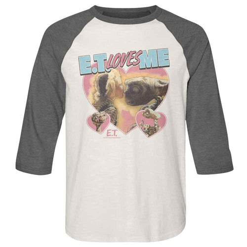 ET the Extraterrestrial 3/4 Raglan - Loves Me