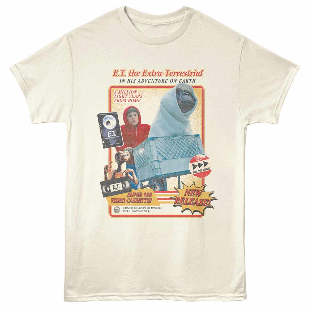 Natural ET the Extraterrestrial t-shirt featuring a Bring ET Home design