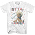 White Etta James t-shirt featuring Etta James Doodle Style design