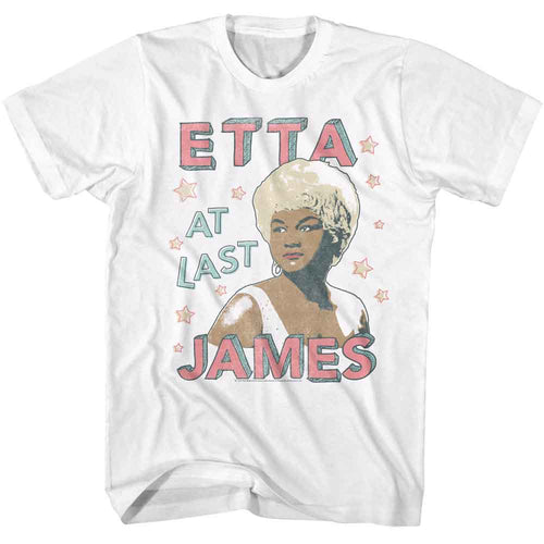 White Etta James t-shirt featuring Etta James Doodle Style design