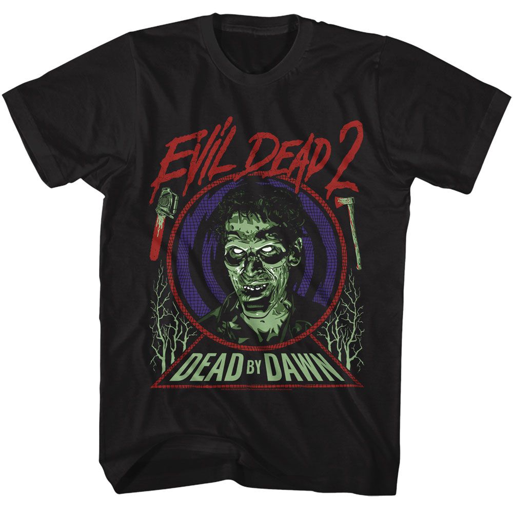 Black Evil Dead t-shirt featuring Evil Dead Evil Ash design
