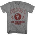 Graphite heather Evil Dead t-shirt featuring Evil Dead Collegiate design